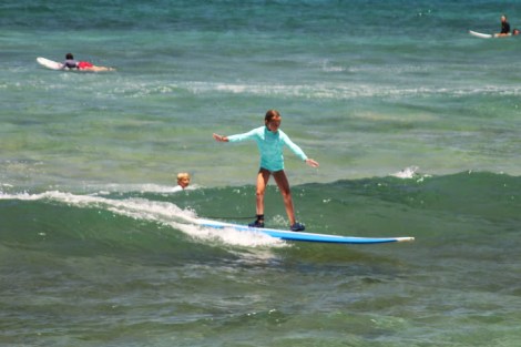 She looked so natural and so happy.